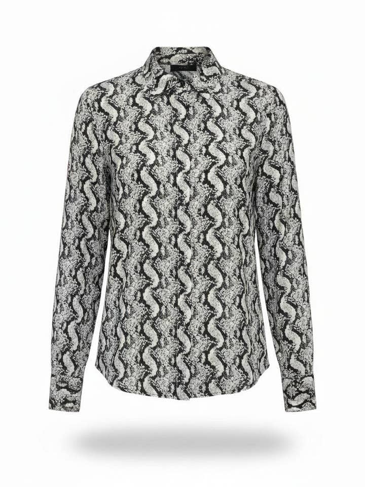 Slang Ontspannen Overhemd Italiaanse Machinewasbare Stof voor wholesale door Ameliora