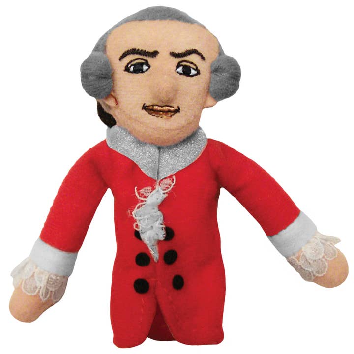 Amadeus Wolfgang Mozart Finger Puppet for wholesale by Unemployed Philosophers Guild
