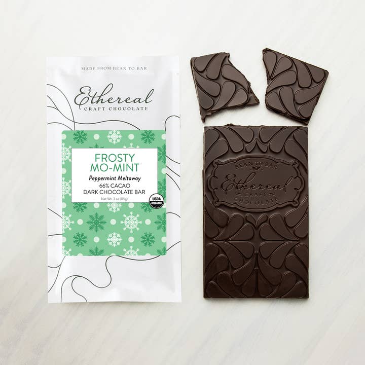 Chocolate Bars - Frosty Mo-Mint (each) for wholesale by Ethereal Confections
