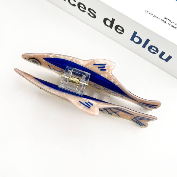 Sardine Sardine-Shaped Hair Claw Clip, Ocean Style Hair Clip for wholesale on Faire5