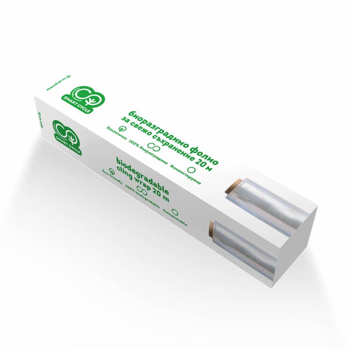 Smart Organic - Wholesale Food Storage Wrap/Bag - Biodegradable Foil, Smart Cycle