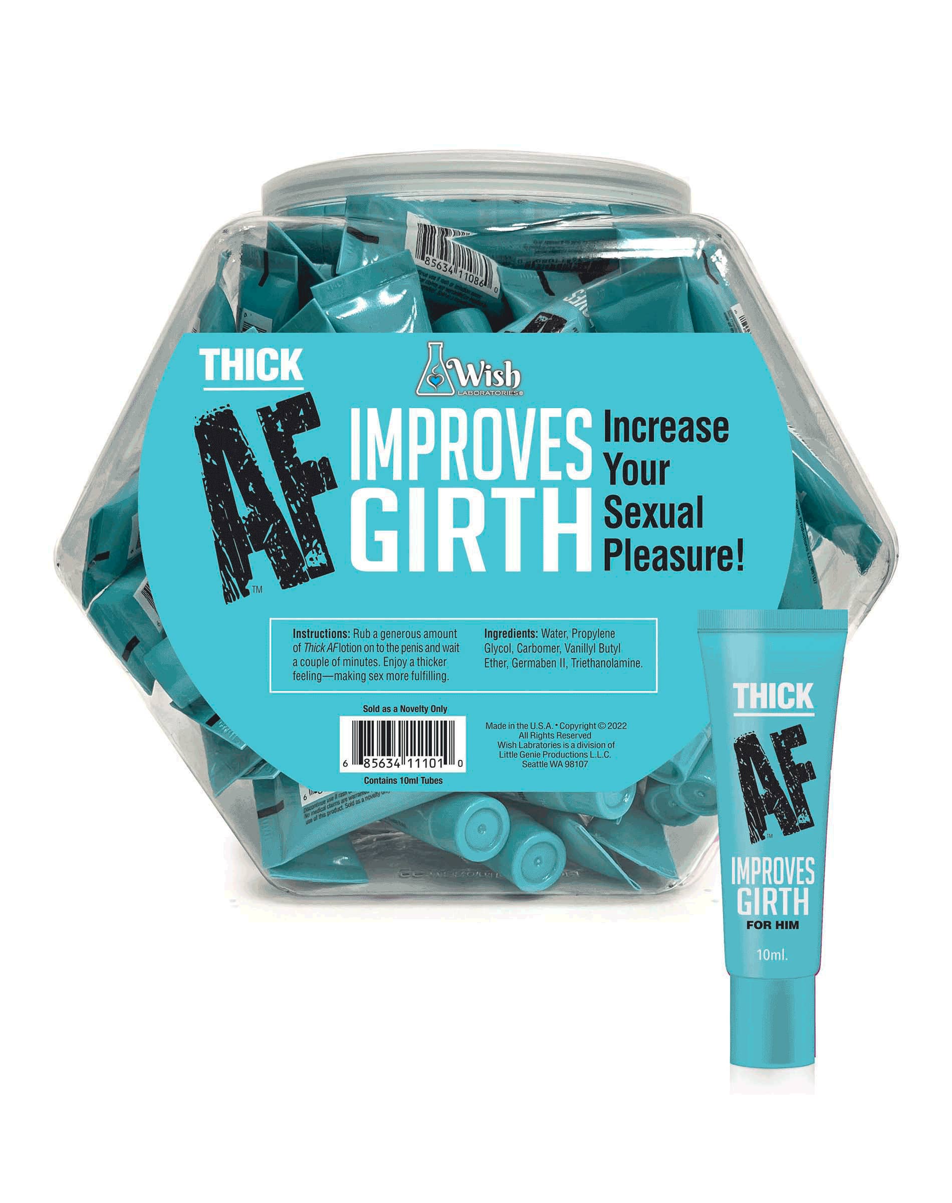 Little Genie Productions – wholesale Enlargement cream – Thick AF Improves Girth - POP Display of 65