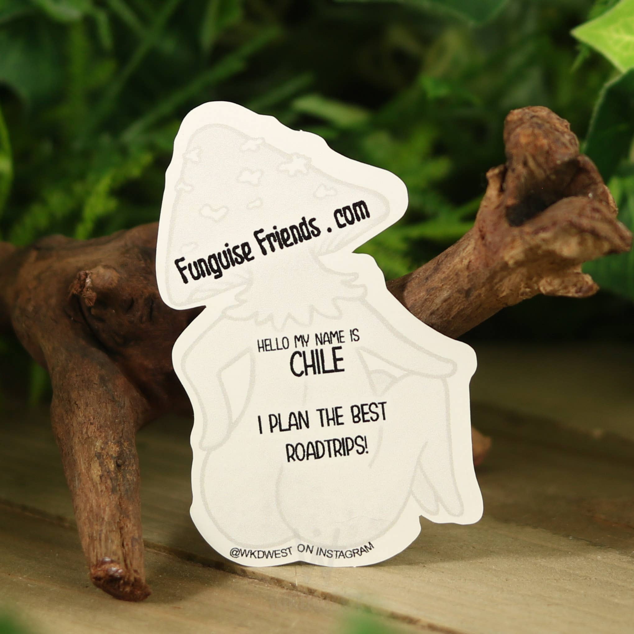 Funguise Friends by WkdWest - Wholesale Sticker - Vinyl Funguise® Sticker - Amanita Chile1