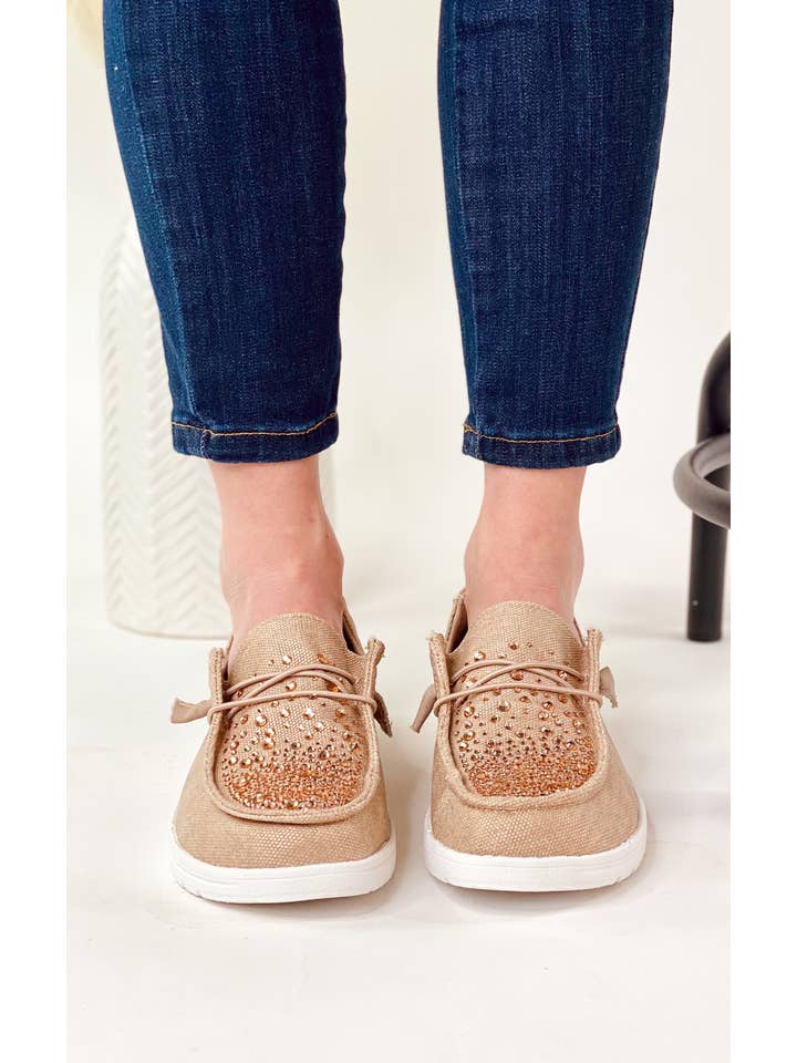 Naughty Monkey - Wholesale Slip On Sneakers - Women's - Maco Water Drop Sneaker in Rose Gold4