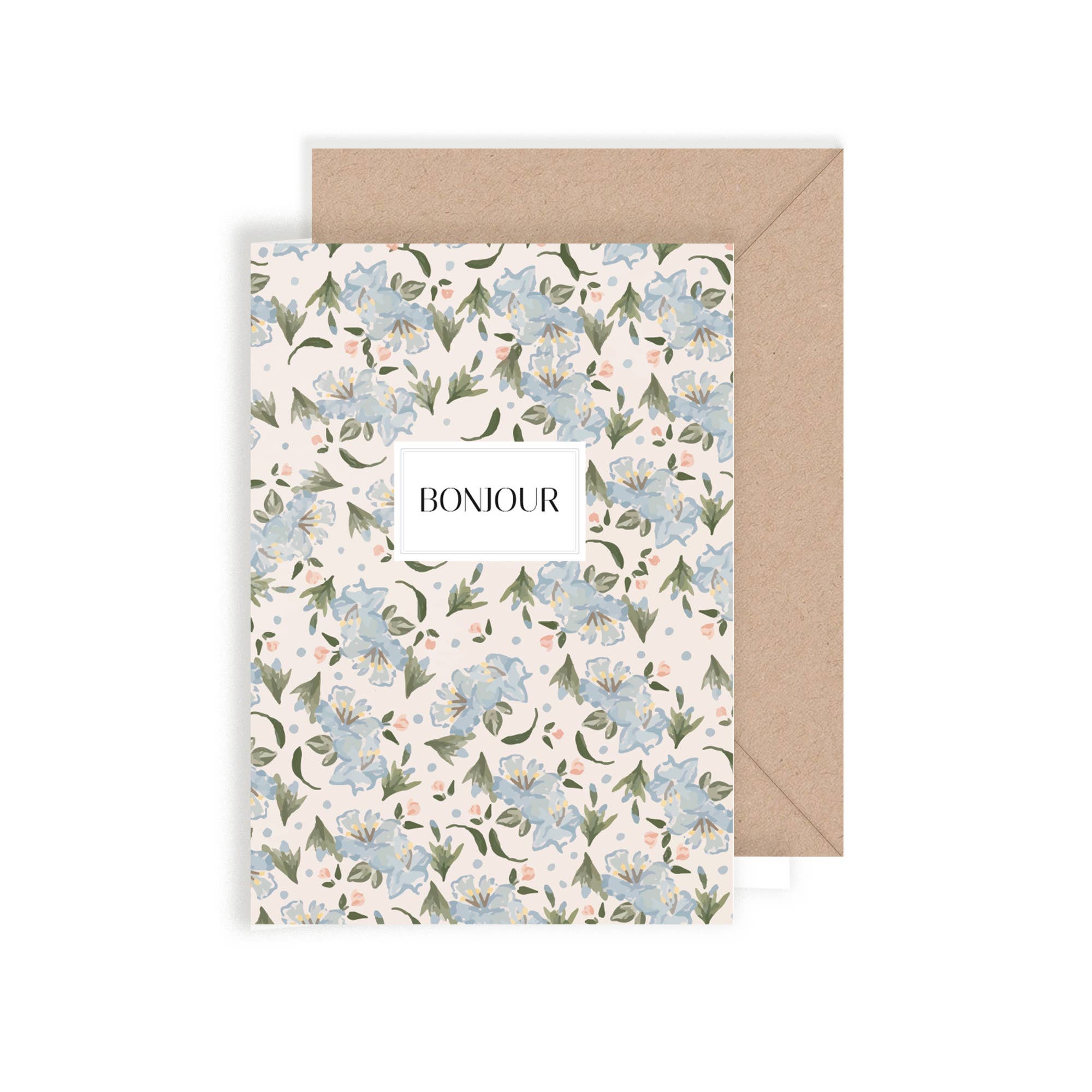 MY LOVELY THING - Wholesale Everyday Greeting Card - Double Card Hello Floral