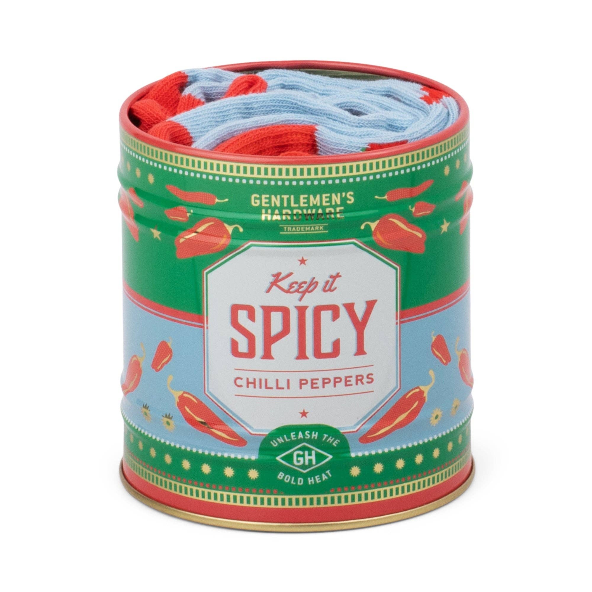 Designworks Collective – wholesale Socks – Men's – Socks in a Can - Chillies2