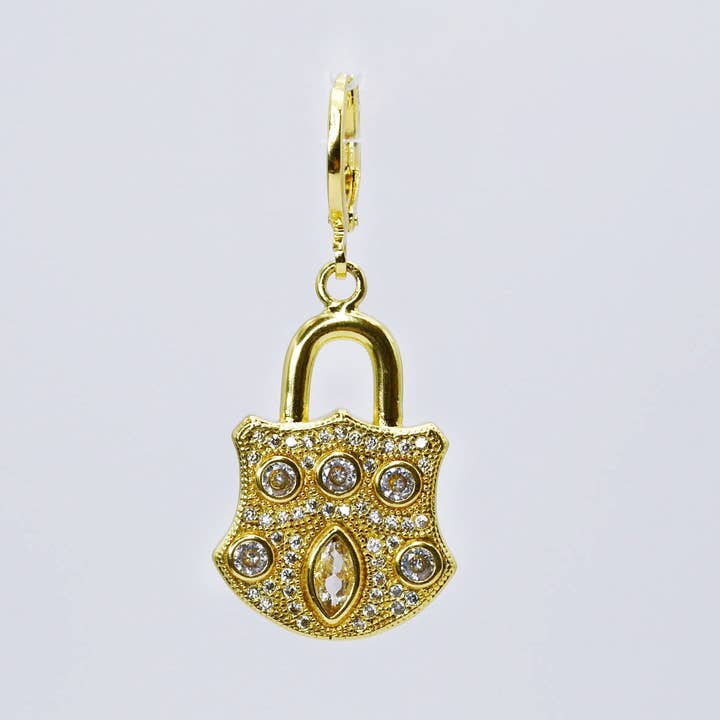 Breloque Chic Lock CH-387 pour la vente par Treasure Jewels Inc.