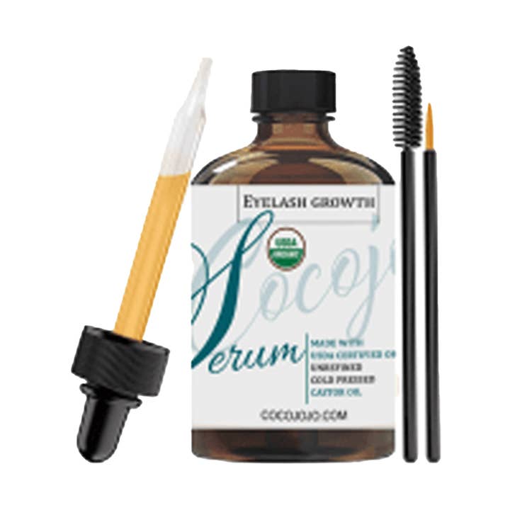 Siero per la crescita delle ciglia certificato biologico USDA per la vendita all'ingrosso da parte di Coco jojo