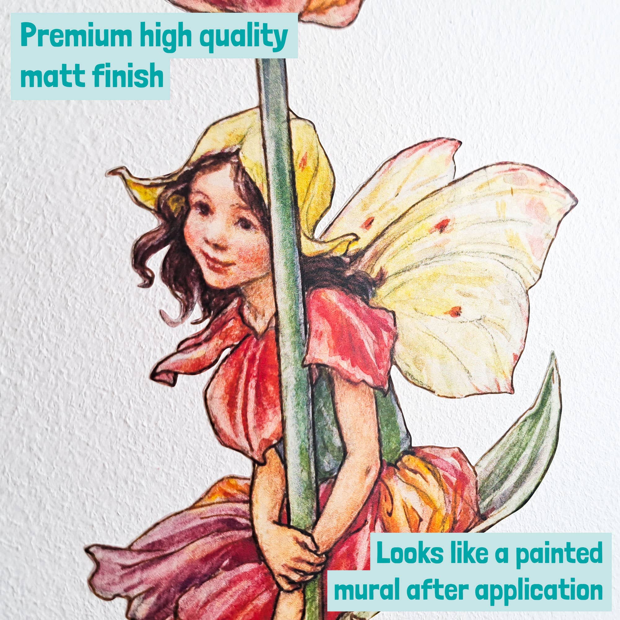 Stickerscape – wholesale Wall decor – Kids & Baby – Flower Fairies Wall Stickers2