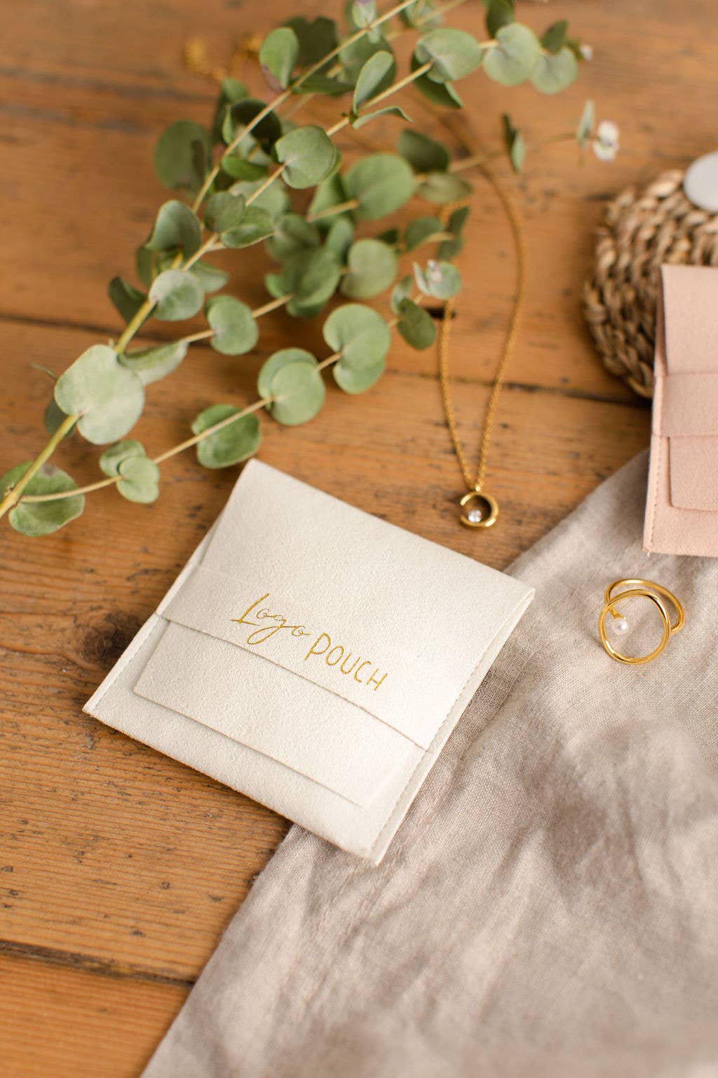 Logo Pouch - Wholesale Jewelry Box/Organizer - GRACE 500pcs - Envelope Style Jewellery Bag5