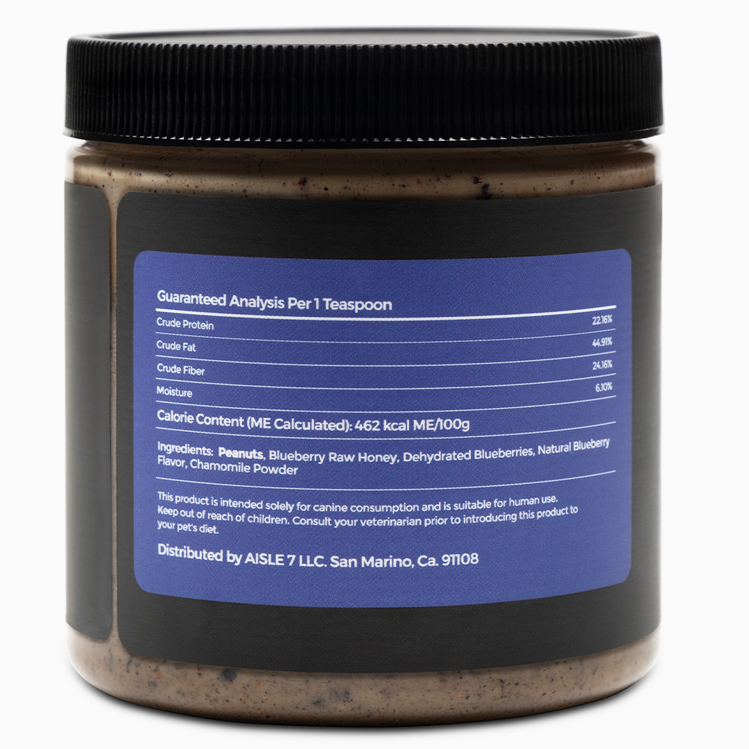 Doolce + Diego - Wholesale Pet Treats - Dog - Peanut Butter for Dogs - Blueberry Chamomile2