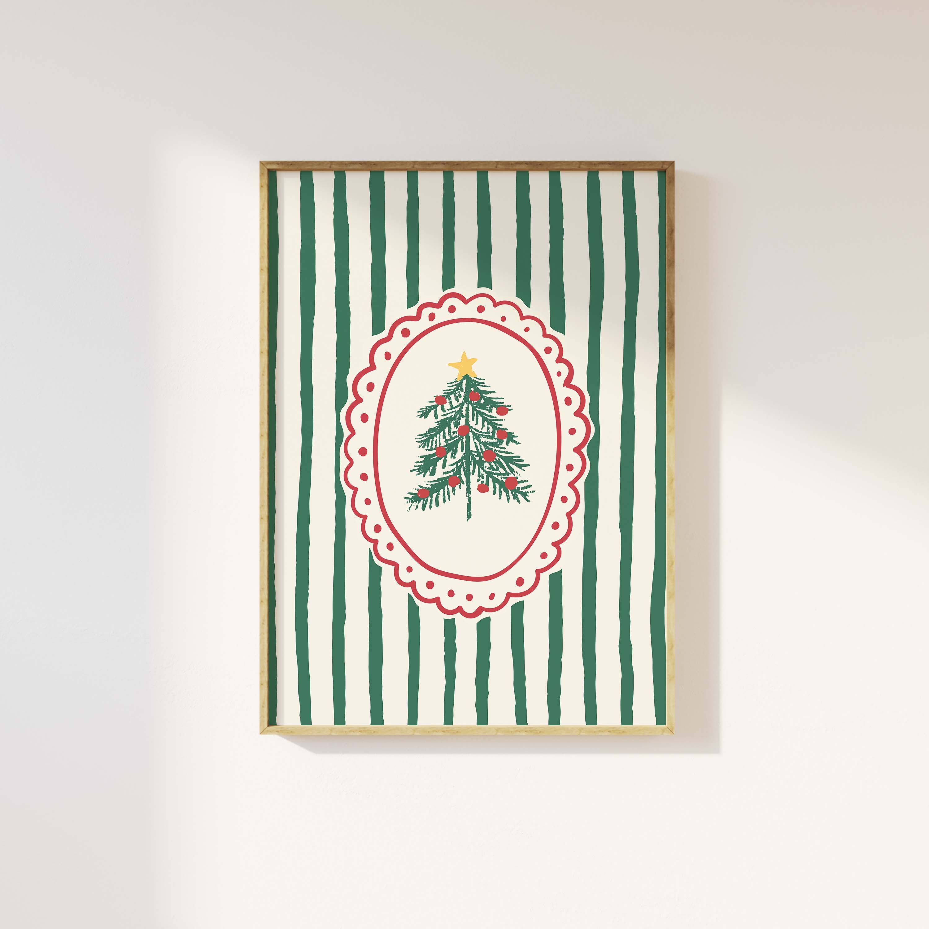 April Lane Art - Wholesale Art Print - Frame Christmas Tree Print