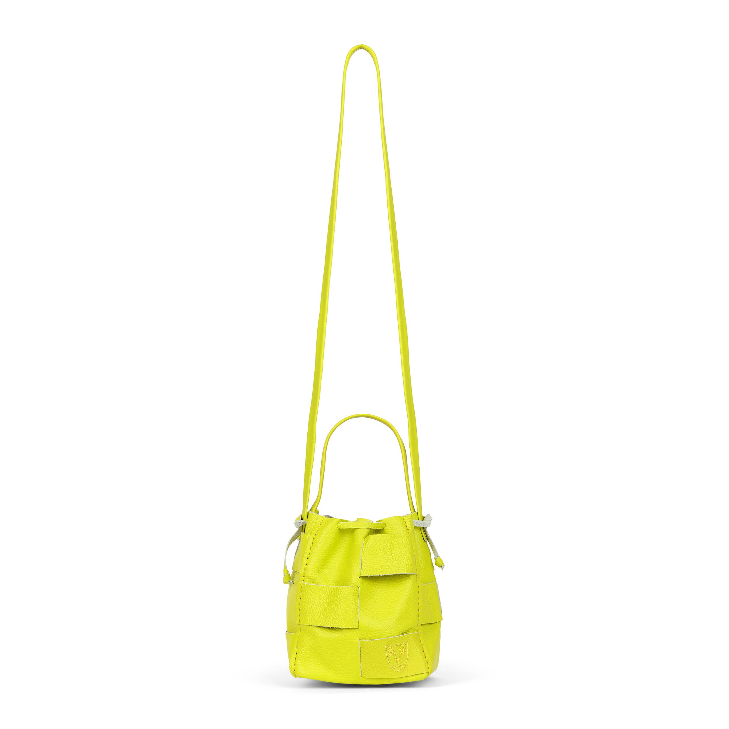 LOLA Y TULA - Wholesale Crossbody Bag - Women's - BELLA BUCKET BAG // HIGHLIGHTER YELLOW1