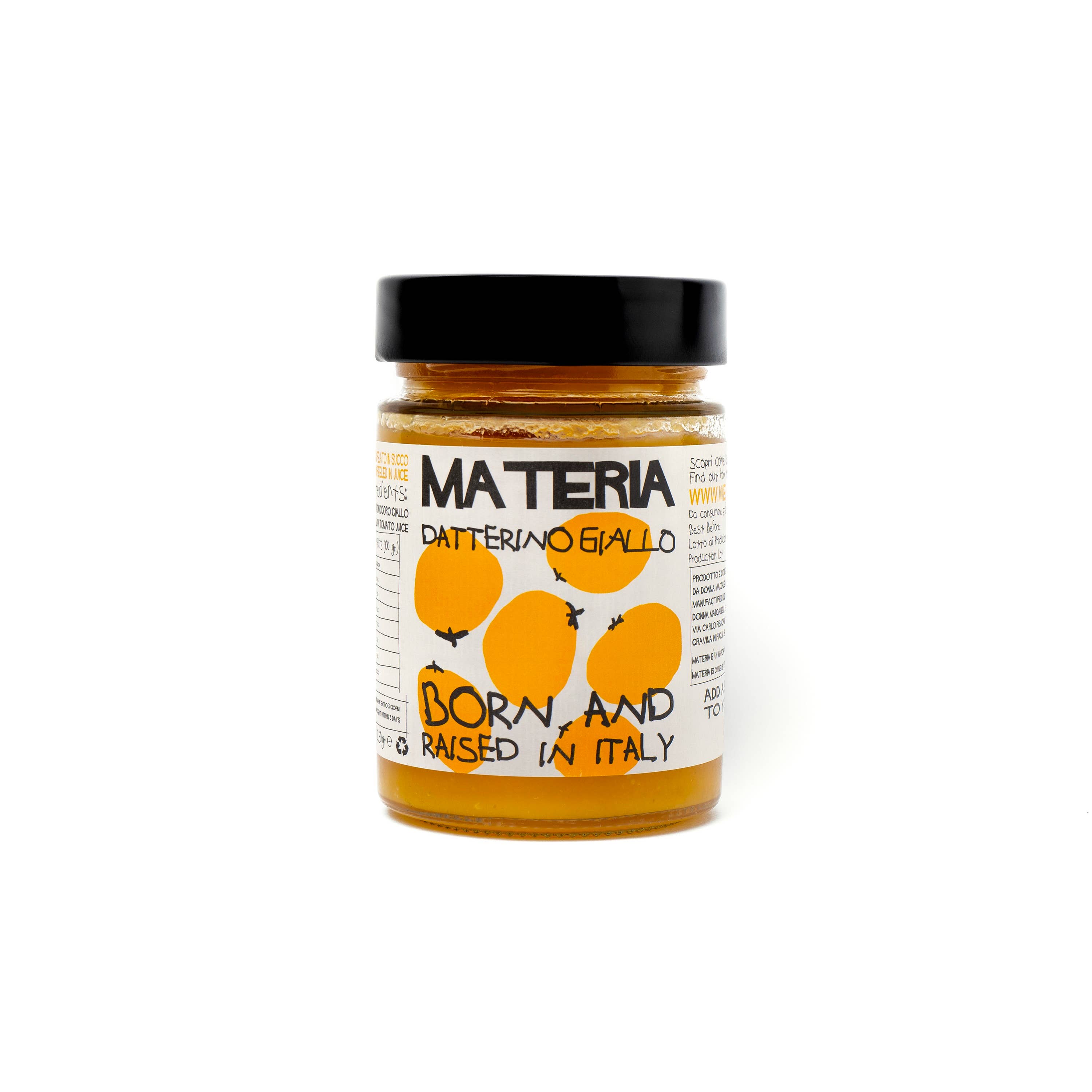 Materia - Wholesale Pasta Sauce - Yellow Datterino Sauce1
