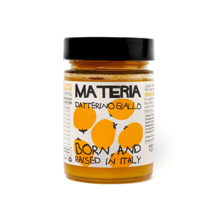 Salsa di Datterino Giallo per la vendita all'ingrosso da parte di Materia