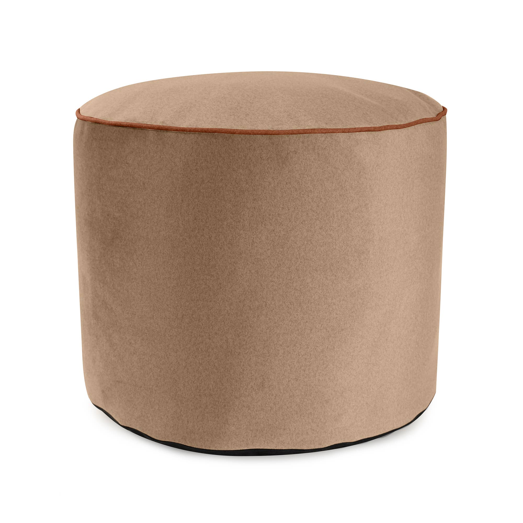 Howard Elliott on Faire - Wholesale Ottoman - Qivuit Contrast Welt Felted Pouf Collection5