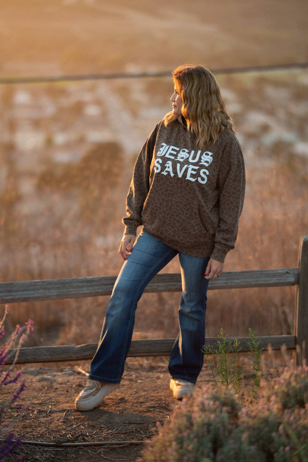 The Good News Apparel – wholesale Hoodie – Unisex – Jesus Saves Leopard Special Hoodie1