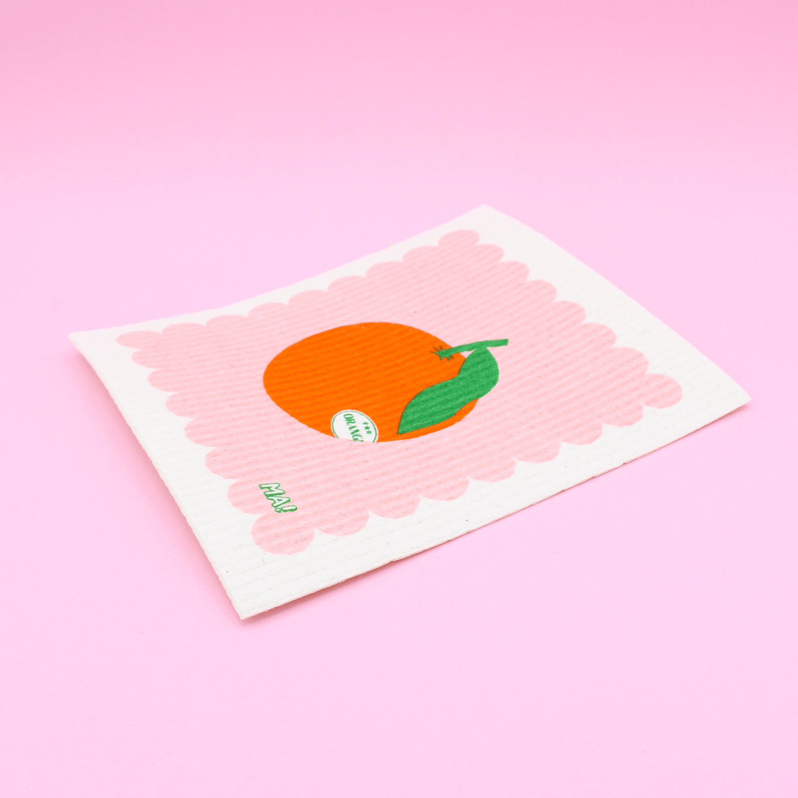 Machatatelier - Wholesale Cleaning Sponge - Ecological sponge cloth - mandarin1