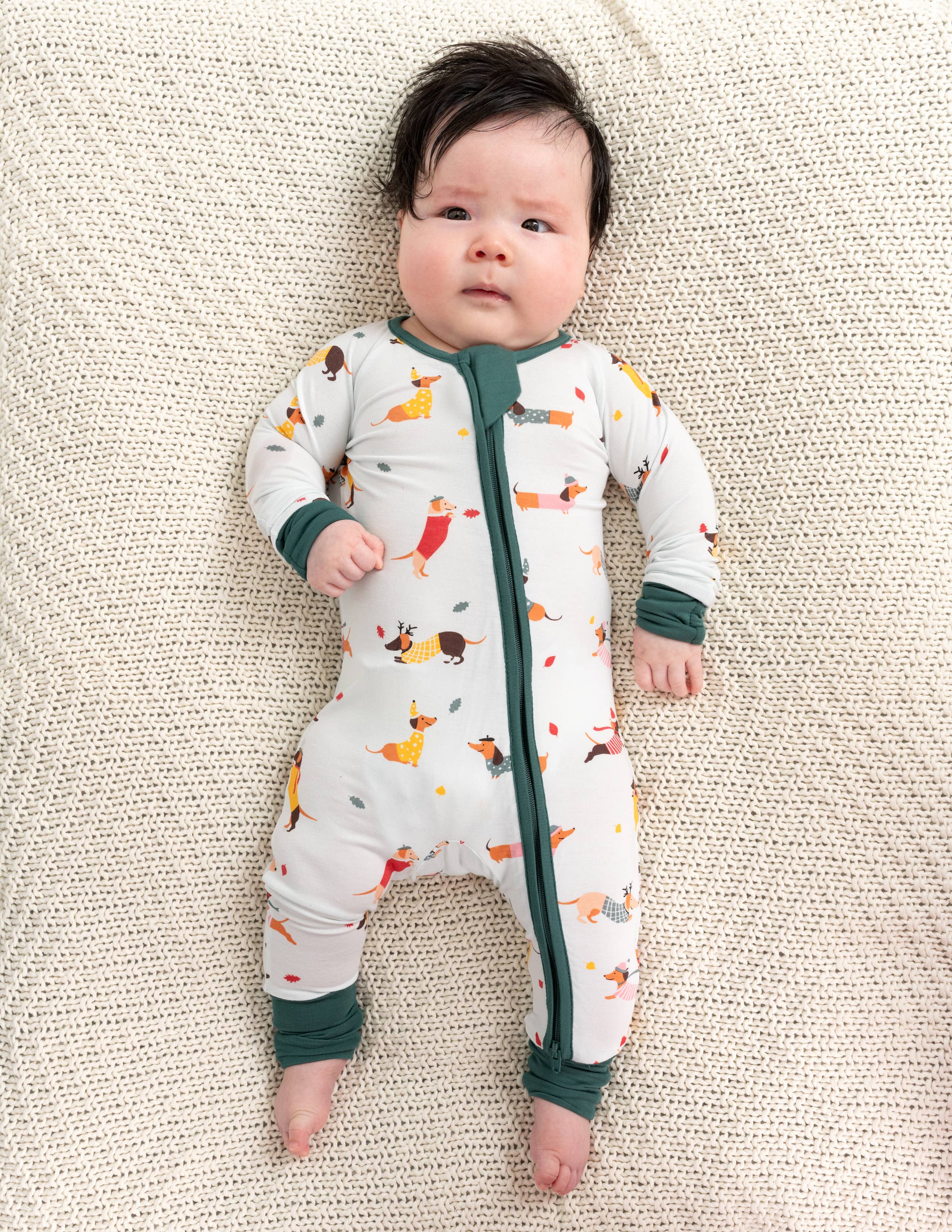 Leveret Pajamas – Großhandel Schlafanzug – Baby – Baby-Fußschlafanzug aus Bambus - Baby-Schlafanzug - Bambus15