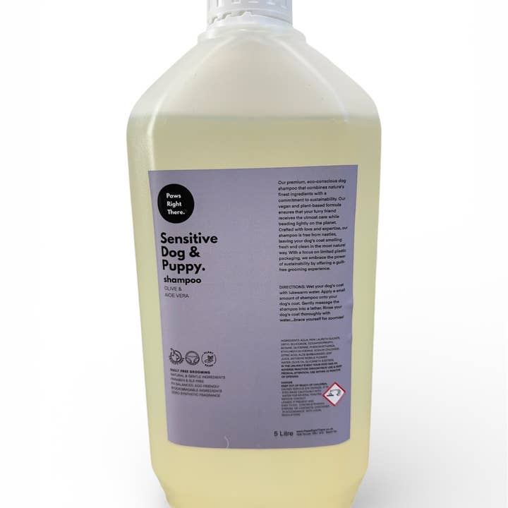 Sensitive Dog & Puppy Shampoo - 5L Refill for wholesale by Paws Right There - Luxury Pet Care and Gifting