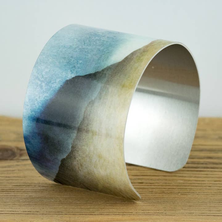 Brazalete de aluminio Glencoe «The Road North» para venta al por mayor de Cath Waters Scottish Landscapes