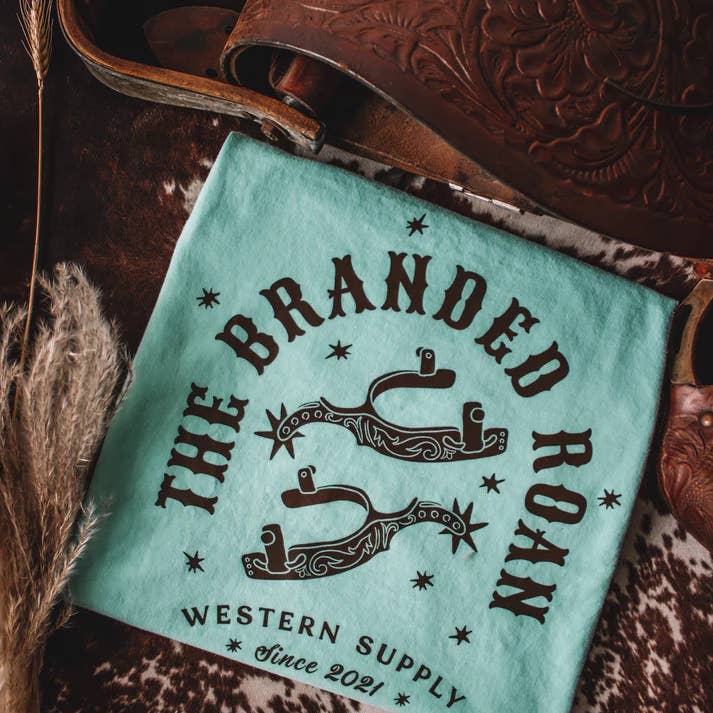 Spur Em' Tee for wholesale by The Branded Roan