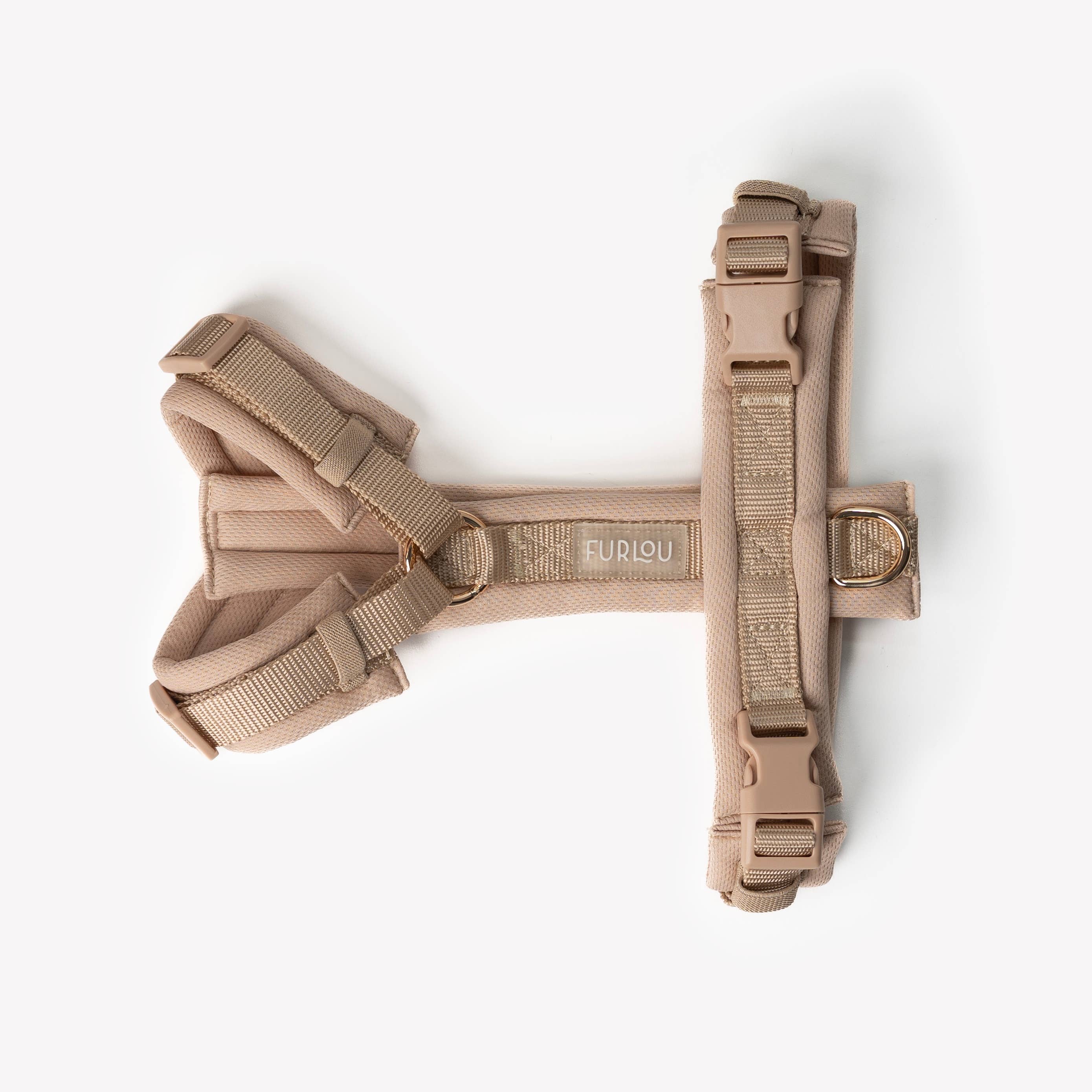 Furlou - Wholesale Pet Harness - Dog - 'Tan - Comfort Dog Harness'2