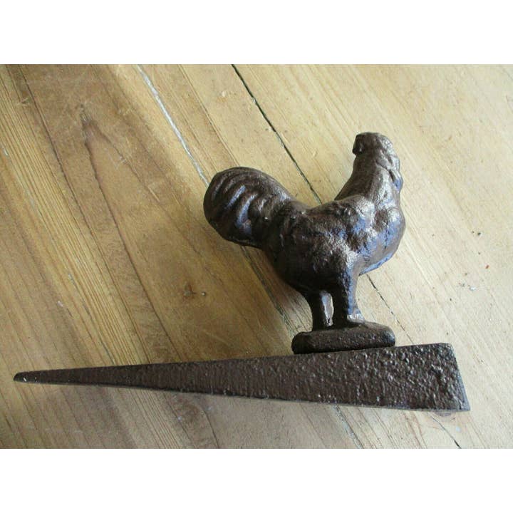Midwest Craft House - Wholesale Door Stop - CAST IRON ROOSTER DOOR STOP