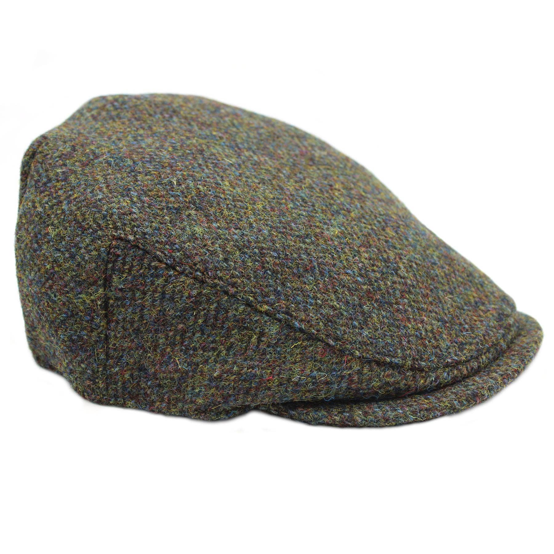 Heather Hats & Accessories - Wholesale Flatcap - Men's - Highland Harris Tweed Flat Cap ZH0146