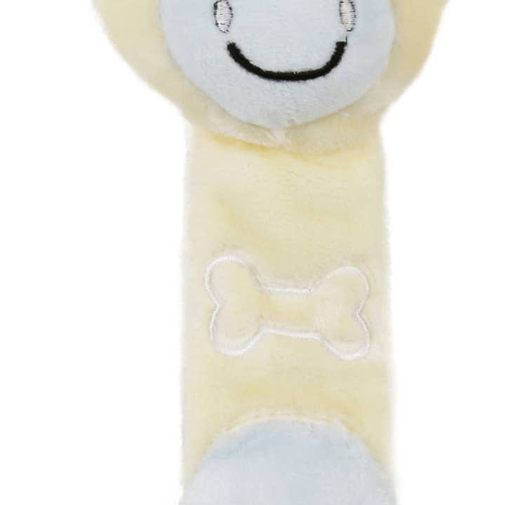 Pet Life ® Moo-Born' Plush & Crinkle Teething Cat & Dog Toy for wholesale by Pet Life