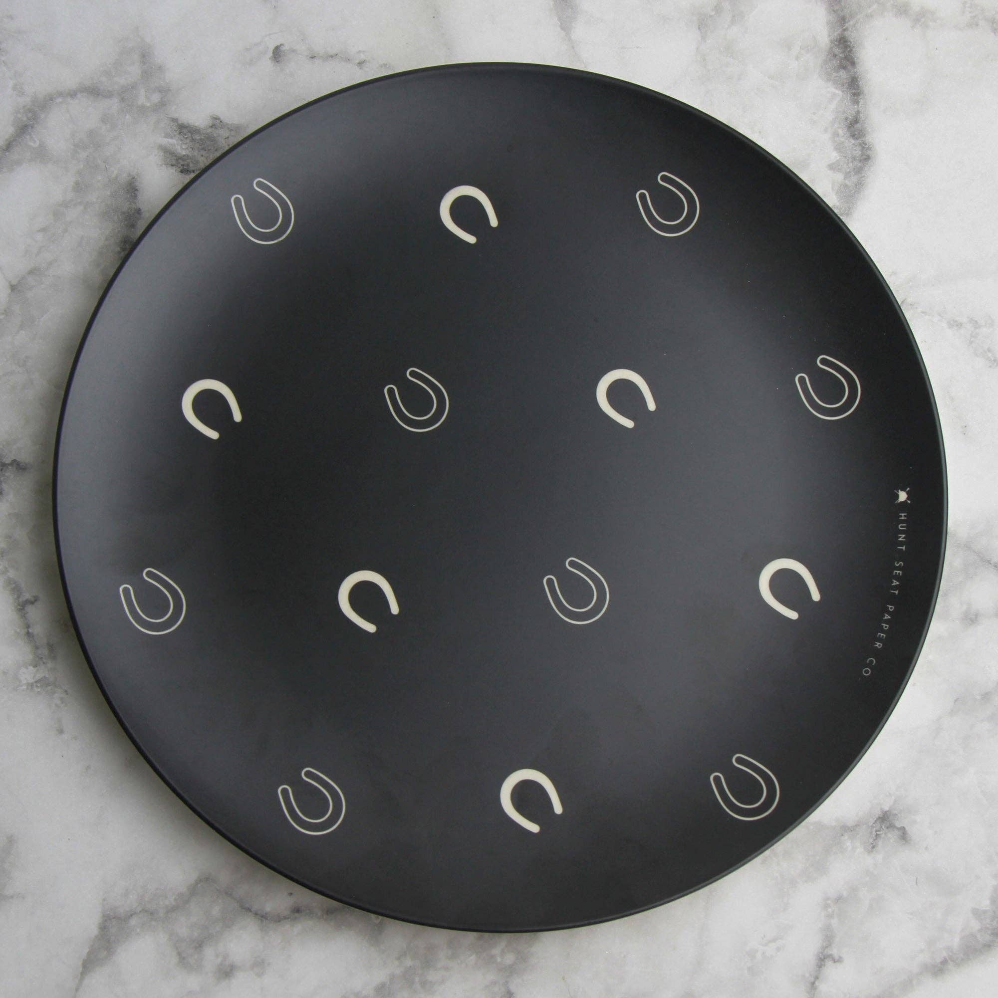 Hunt Seat Paper Co. – wholesale Dinner plate – Lucky Slate Dinner Plate Set of Four1