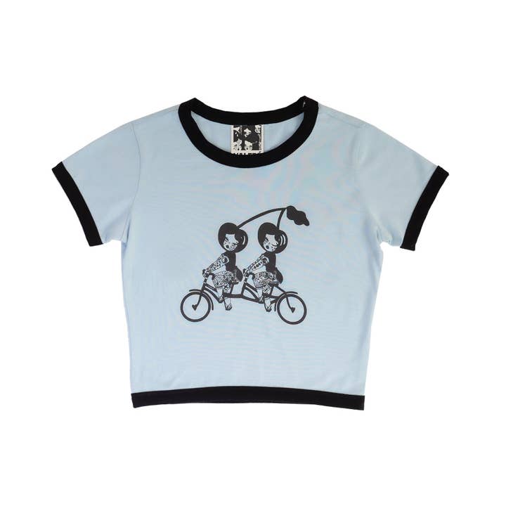 Valfre - Wholesale Screen Printed T-Shirt - Women's - Ride or Die Ringer Tee