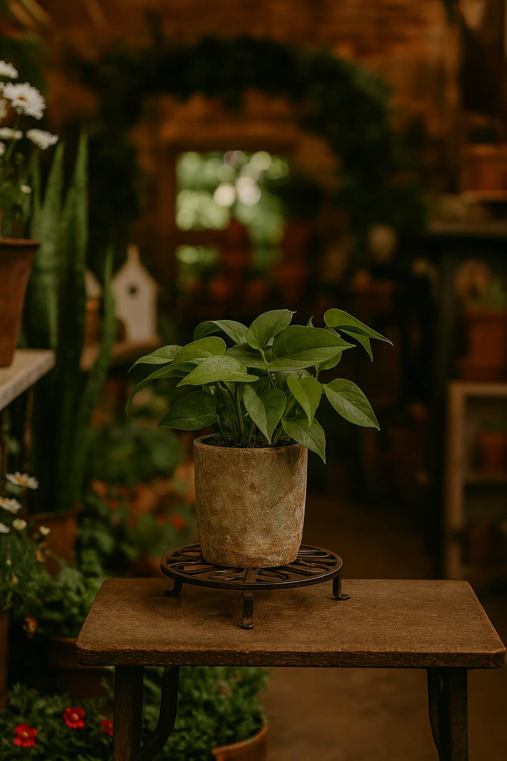 Asia West - Vendita all'ingrosso Portavasi - Supporti per piante rotondi in ferro battuto