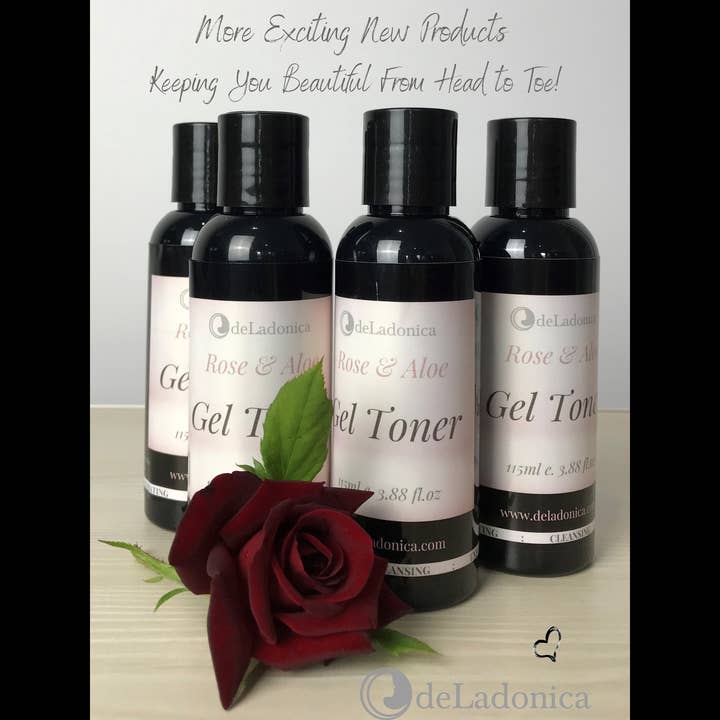 deladonica - Wholesale Facial Toner - Rose & Aloe Soft Gel Toner 115ml4