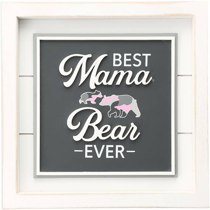 Best Mama Bear - 10" MDF Plaque for wholesale by Pavilion