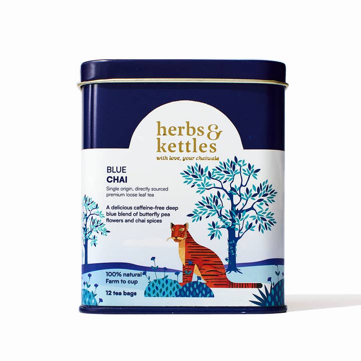 Blue Chai for wholesale by Herbs & Kettles