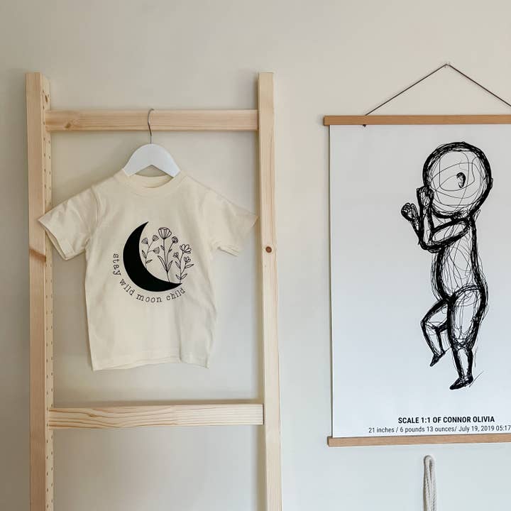Wildflowers + Cotton - Wholesale Bodysuit (Non-Footed) - Baby - Stay Wild Moon Child | 100% Cotton Baby Bodysuit or Tee1