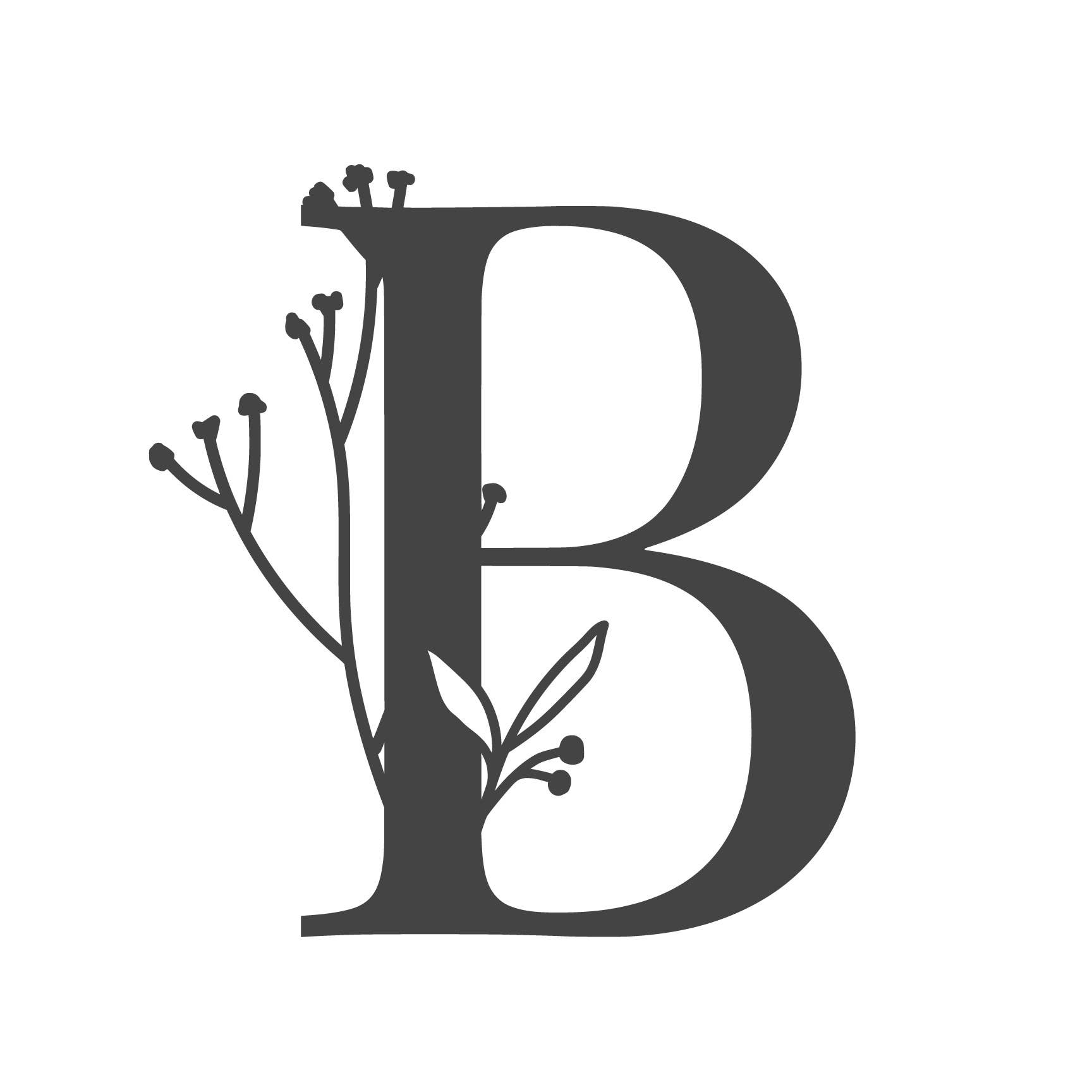 Keystone Steel Co. - Wholesale Wall Accent - Botanical Letter Wall Decor1