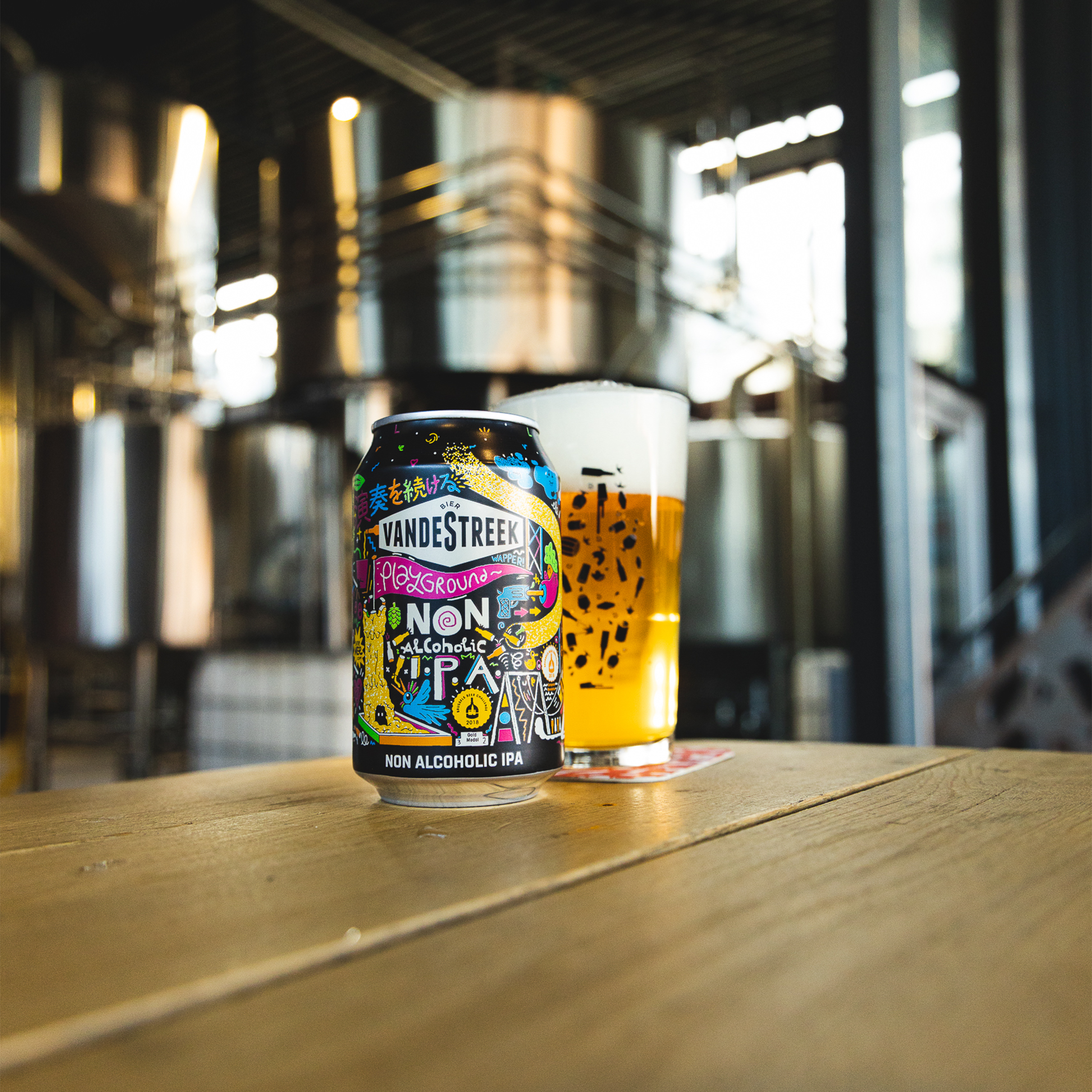 vandeStreek bier – Großhandel Alkoholfreies Bier – Spielplatz - Alkoholfreies IPA (33cl)4