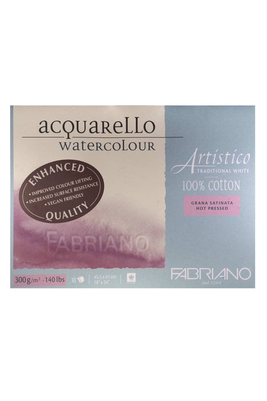 Chartpak, Inc. - Wholesale Sketchbook/Sketchpad - Fabriano Artistico Traditional White Watercolor Block24