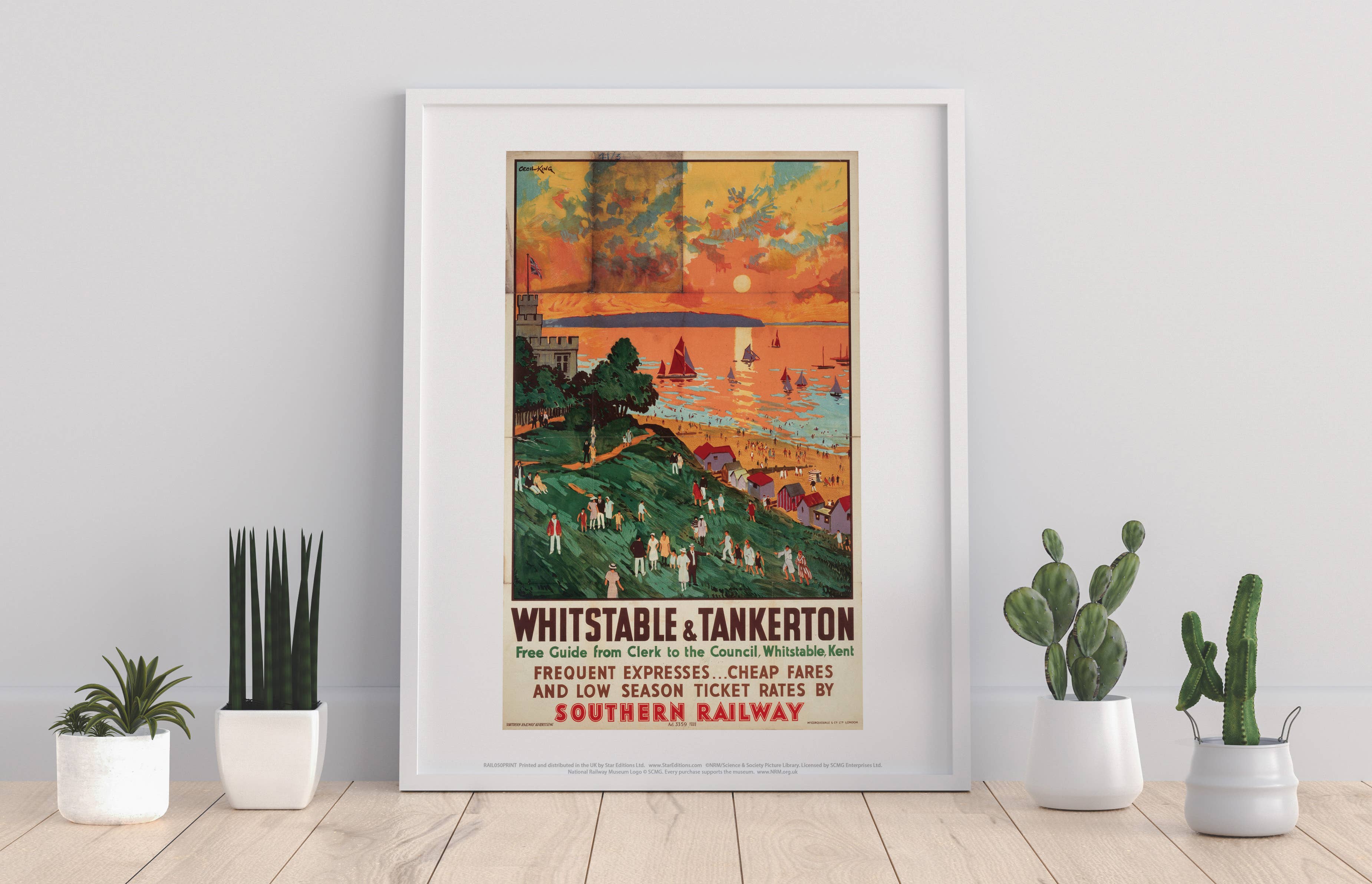 Star Editions – wholesale Art print – Whitstable And Tankerton - 11X14” Premium Art Print0