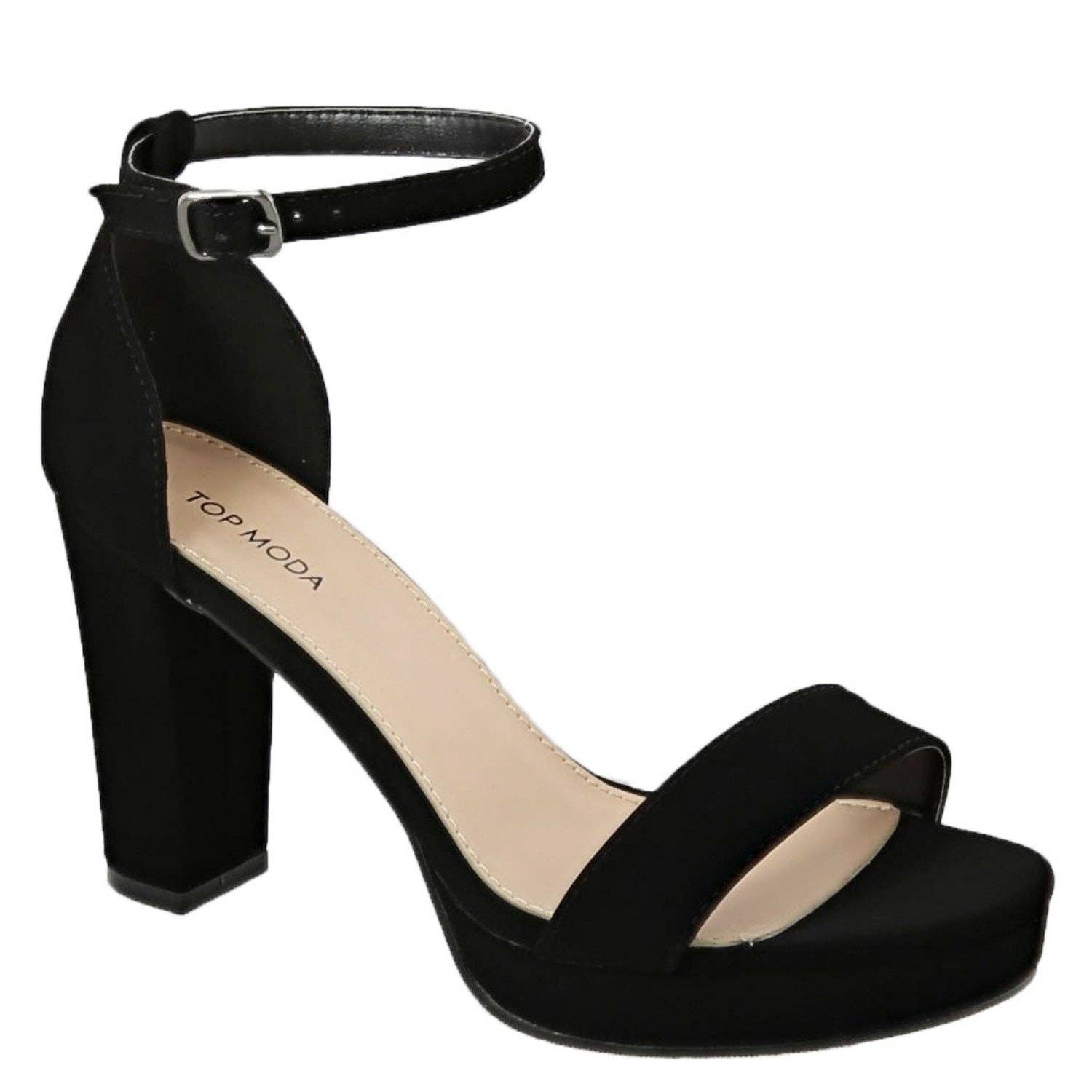 Mars Sky Shoes Wholesale - Wholesale Platform Heels - Women's - Top Moda ASIA-1 Women Chunky Heel Platform Ankle Strap Sandals-18 Pairs Pack-16.05/Pair0