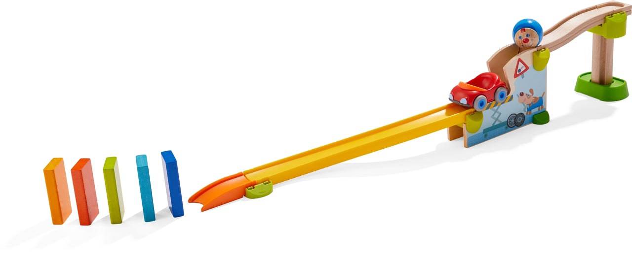 HABA USA - Wholesale Building Set - Kids - Kullerbu Jump into Car Dominos Play Set2