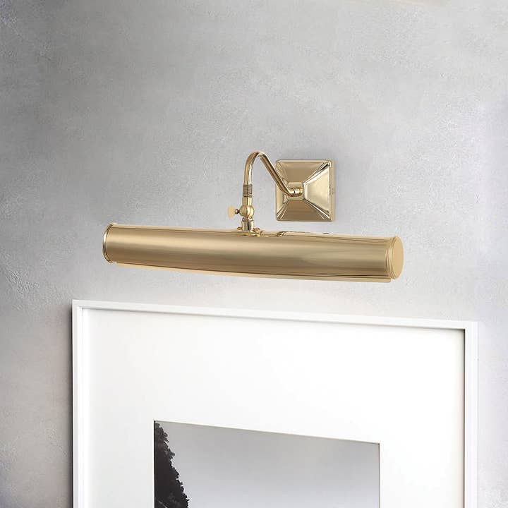 Lucas McKearn - Wholesale Sconce - Leo 2 Light Large Picture Light in Polished Brass1