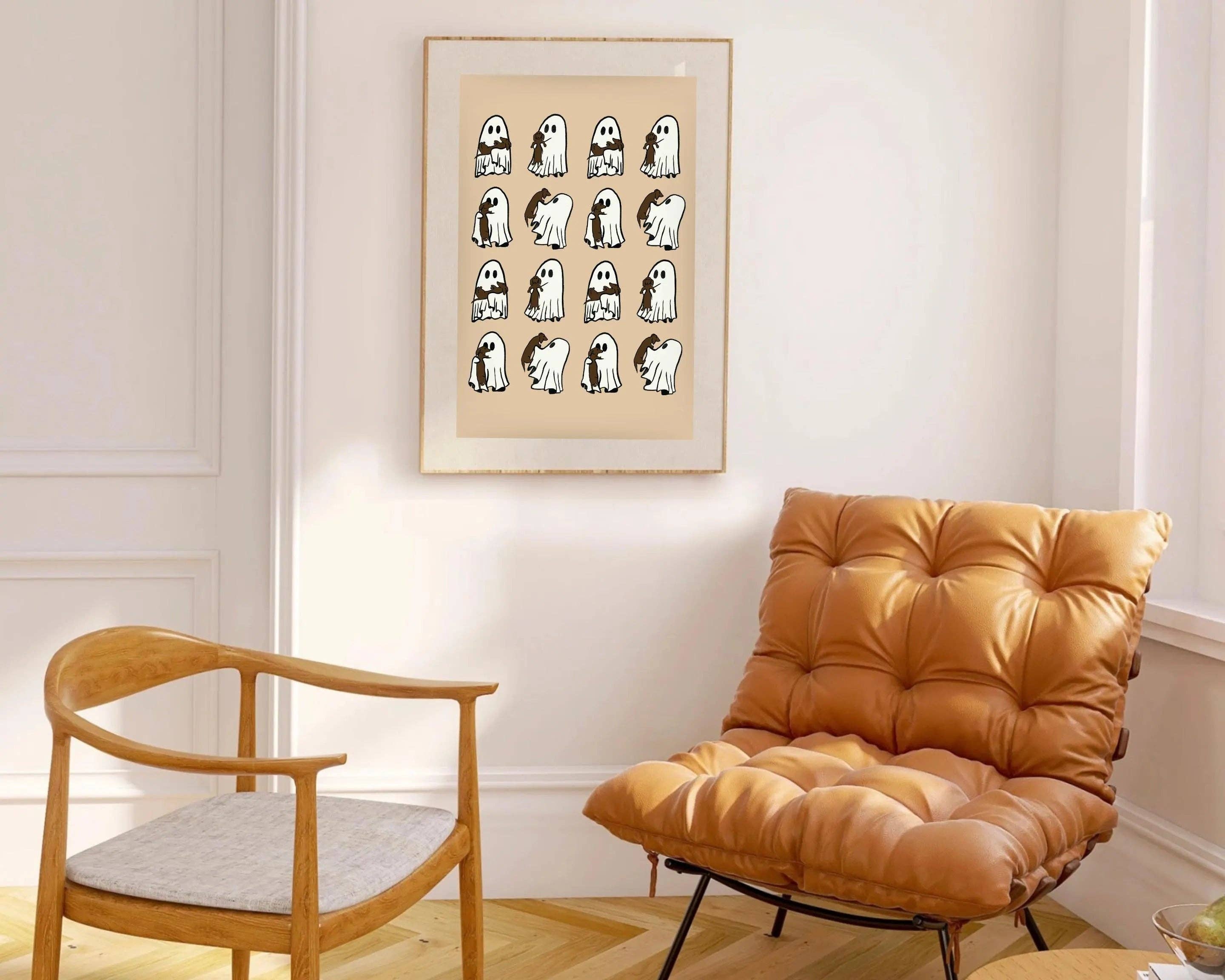 Olive Street Collective - Wholesale Art Print - Dachshund and Ghost Print7