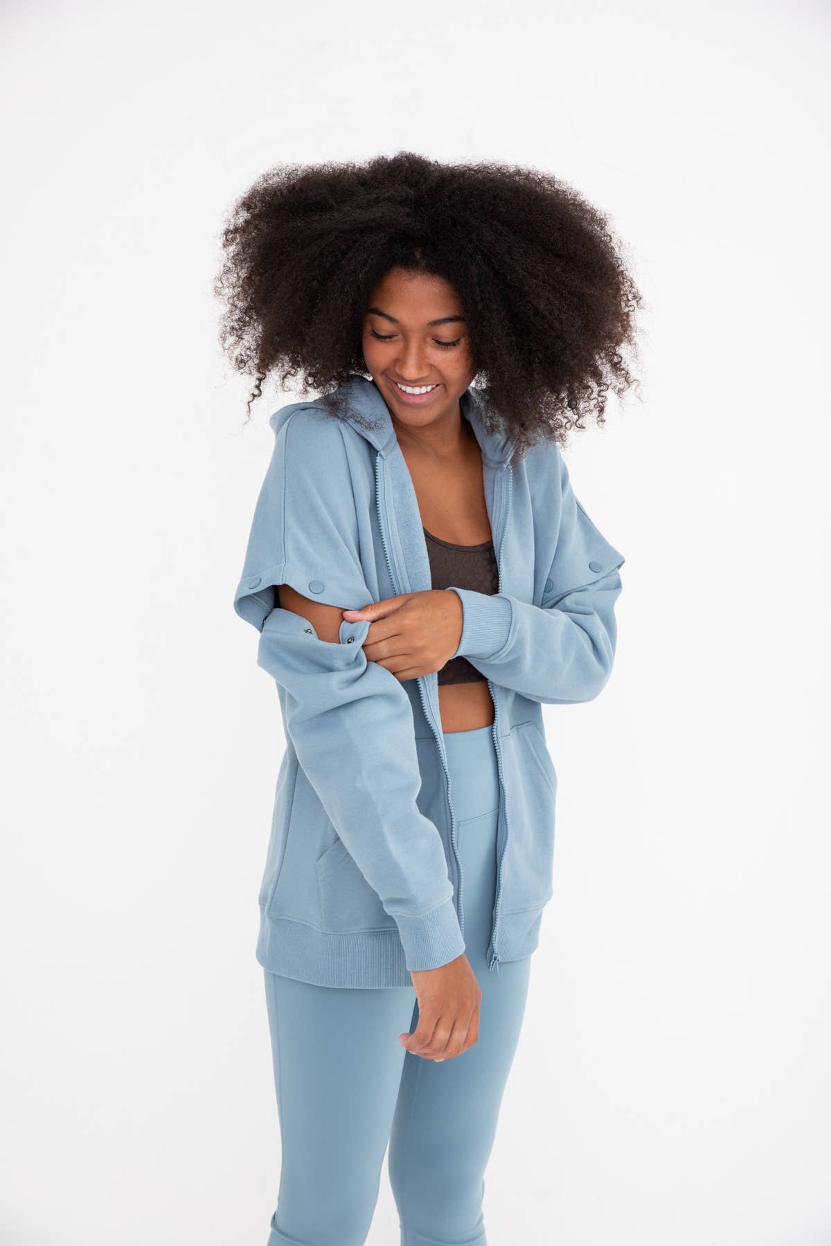 Mono B - Wholesale Jacket - Women's - 2-in-1 Zip-Up Hoodie Jacket10