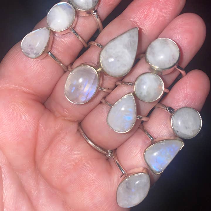 Moon River Designs - Wholesale Cocktail/Statement Ring - Moonstone Rings Fitted