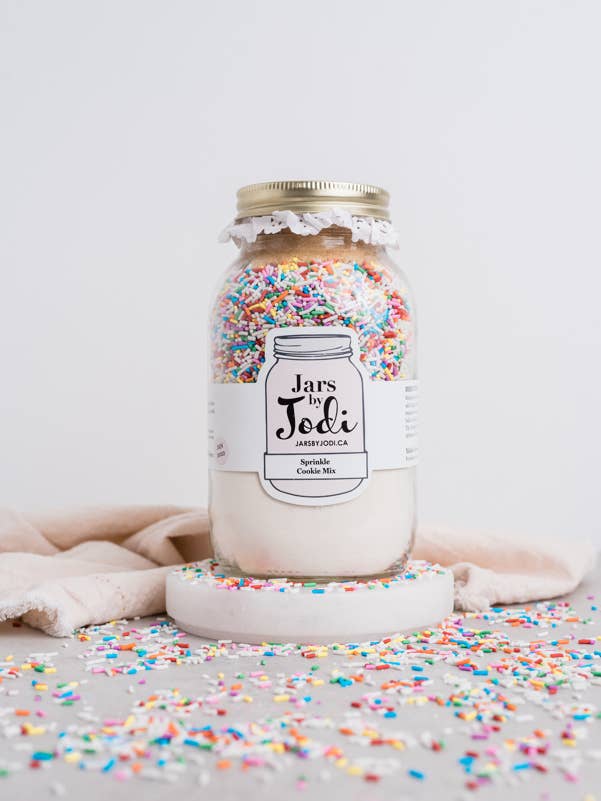 Dairy Free/Vegan Sprinkle Cookie Mix for wholesale by Jars by Jodi