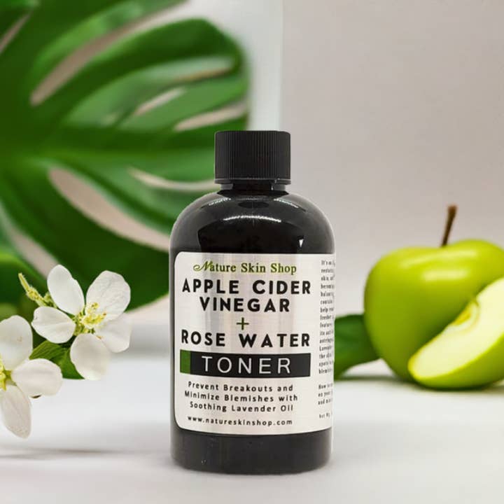 Nature Skin Shop LLC – wholesale Ansiktstoner – Äppelcidervinäger+Rosvatten Toner - Förhindra utbrott