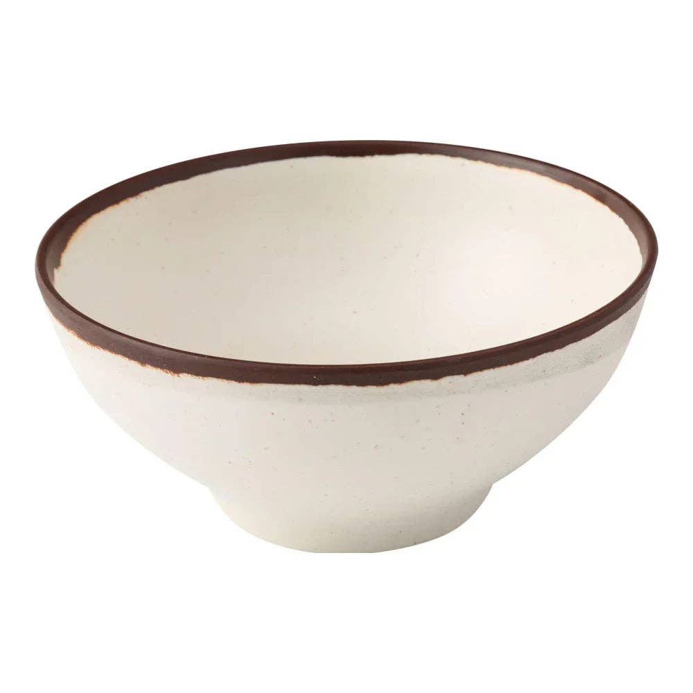 EcoQuality - Wholesale Bowl - 5 1/2"x2 1/2" Cereal Bowl Nature Art Melamine White 16oz0
